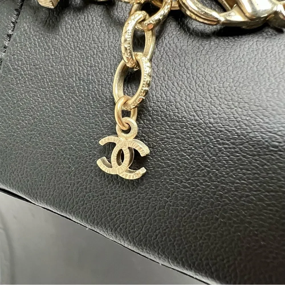 Chanel Strass CC Multistrand Necklace